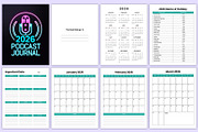 2026 Podcast Journal Canva Kdp, a Stationery Template by Mustafiz (Thumbnail 3 of 5)