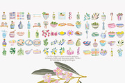 La dolce vita pantry clipart set, a Decorative Illustration by Patishop Art (Thumbnail 10 of 10)