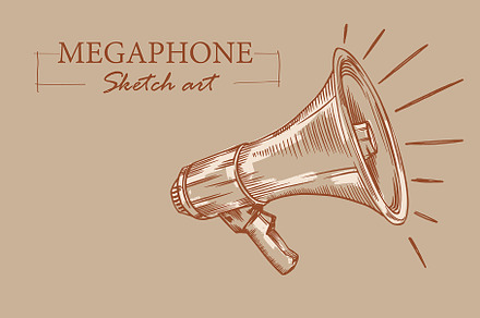 Sketch of Megaphone