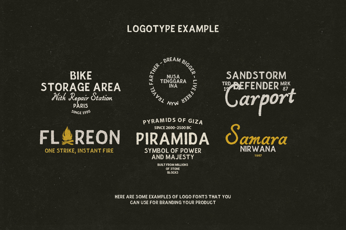 Highland Wanders - Rough Font Duo, a Sans Serif Font by Bale Type (Photo 3 of 9)