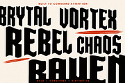 KRYVEX – Bold Gothic Display Font, a Sans Serif Font by Wow Magic (Thumbnail 3 of 4)