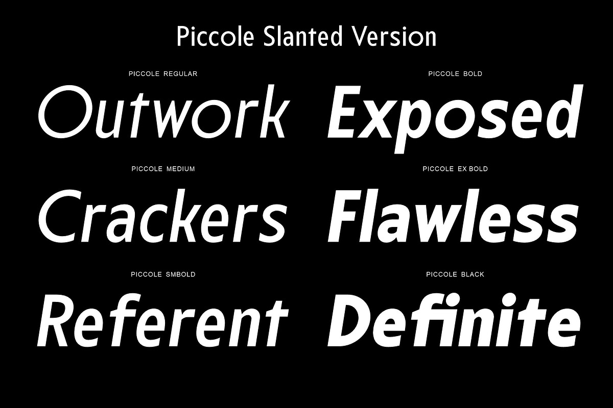 Piccole Font, a Sans Serif Font by Glyphminds Studios (Photo 2 of 10)