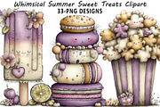 Whimsical Summer Sweet Treats Clipar, an Illustration by Daily.Designs (Thumbnail 1 of 8)