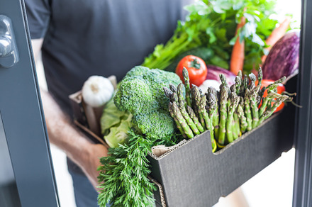 Fresh organic greens and vegetables delivery, a Food & Drink Photo by Dvoevnore photos