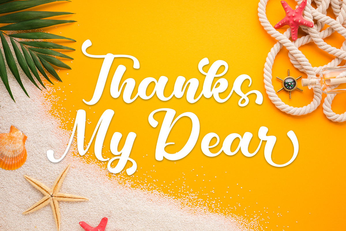 Milkshake Scriptsweet, a Script Font by Almeera Std (Photo 12 of 12)