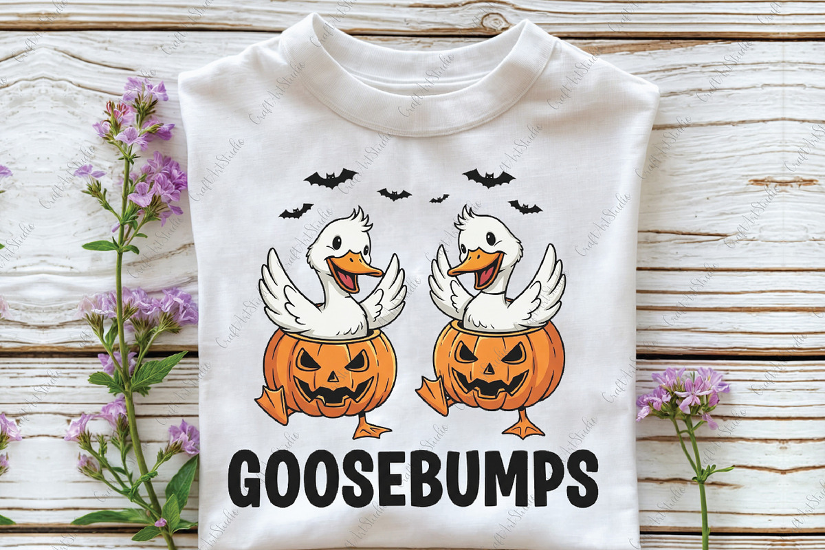Halloween Goose Spooky Season, an Illustration by CraftArtStudio (Photo 3 of 4)
