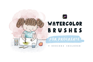Watercolor brushes for Procreate