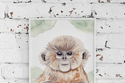 Baby animals - watercolor set, an Animal Illustration by Visual Animal (Thumbnail 8 of 11)