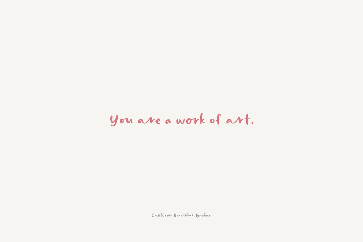 California Beautiful Semi-Script, a Font by Callie Rian & Co. (Photo 7 of 12)
