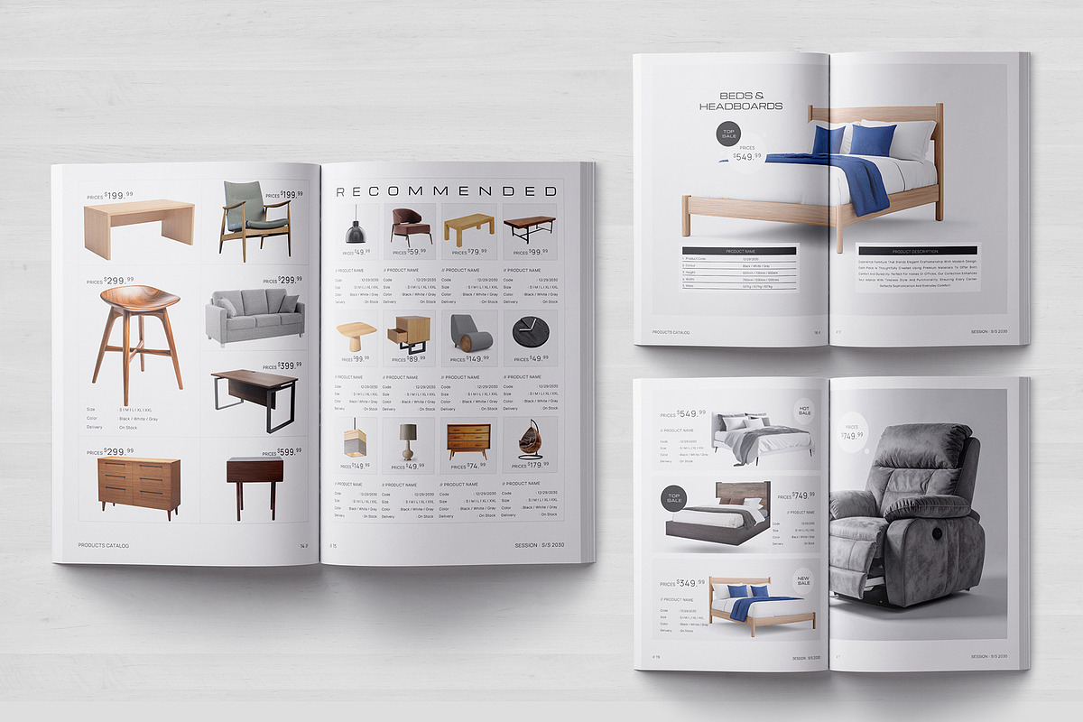 Product Catalog Brochure Template, a Brochure Template by Designsoul14 (Photo 10 of 16)