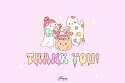 Too Cute to Spook – Pastel Halloween, a Seasonal Illustration by Huxmay (Thumbnail 7 of 7)