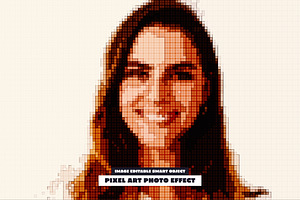 Pixel Art Photo Effect