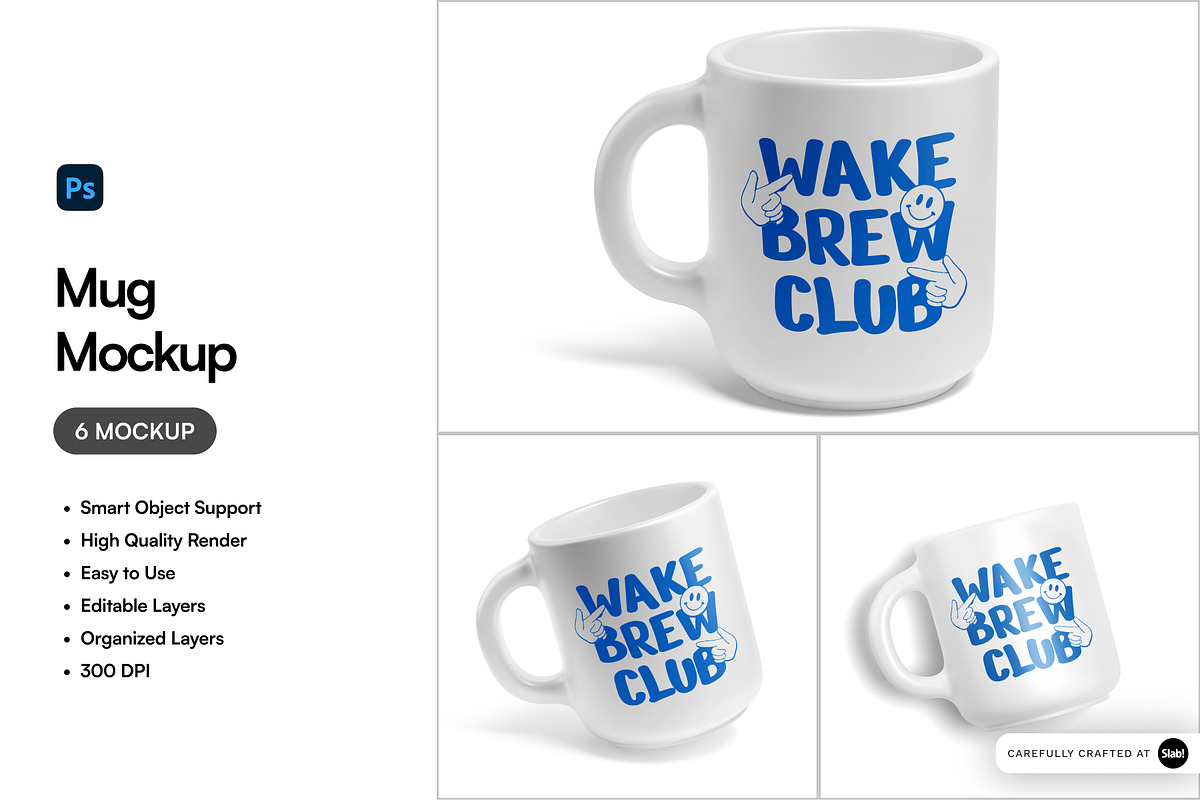 Mug Mockup, a Product Mockup by SLAB! Design (Photo 1 of 8)