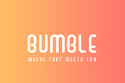 Bumble Font - Sans Serif, a Sans Serif Font by Zlaws (Thumbnail 1 of 2)