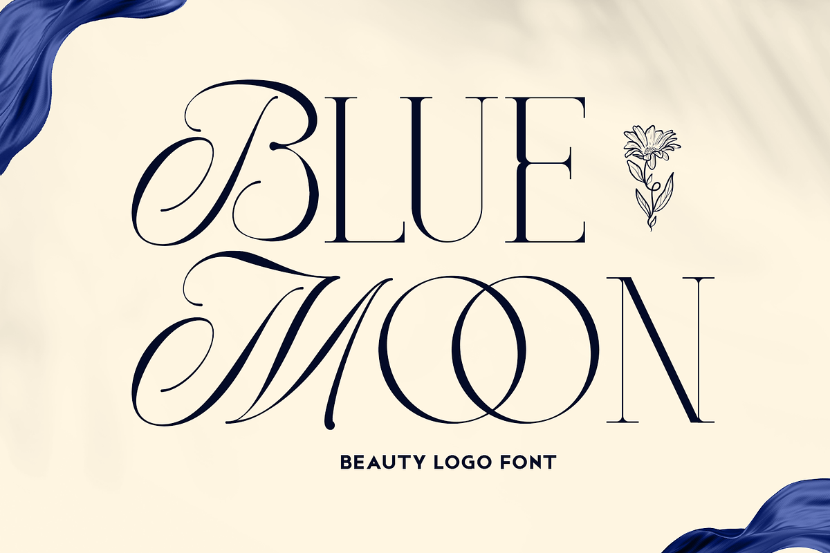 BlueMoon - Luxury Font, a Serif Font by Umitype (Photo 1 of 10)