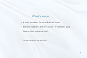 Instagram Highlights & Price Templat, a Marketing Template by Ink Gallery (Thumbnail 5 of 5)