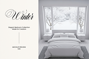 Ultimate Winter Bed Scene 1000 JPG, a Household Mockup by KennedyStudio (Thumbnail 9 of 15)