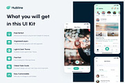 Hubline Social Network Mobile App UI, an UI Kit Template by Creative Perspective (Thumbnail 3 of 6)