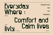 Betgal - Contemporary Furniture Font, a Sans Serif Font by Pandeka Studio (Thumbnail 3 of 9)