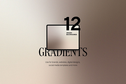 Neutral Brown Gradient Set w/ Noise, a Background Graphic by TheCoastlineStudio