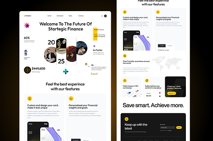 Banking & Finance Landing Page