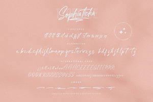 Sophiaticha Handwritten Brush