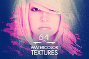 64 Watercolor Textures, a Texture Graphic by Layerform Design Co. (Thumbnail 1 of 4)