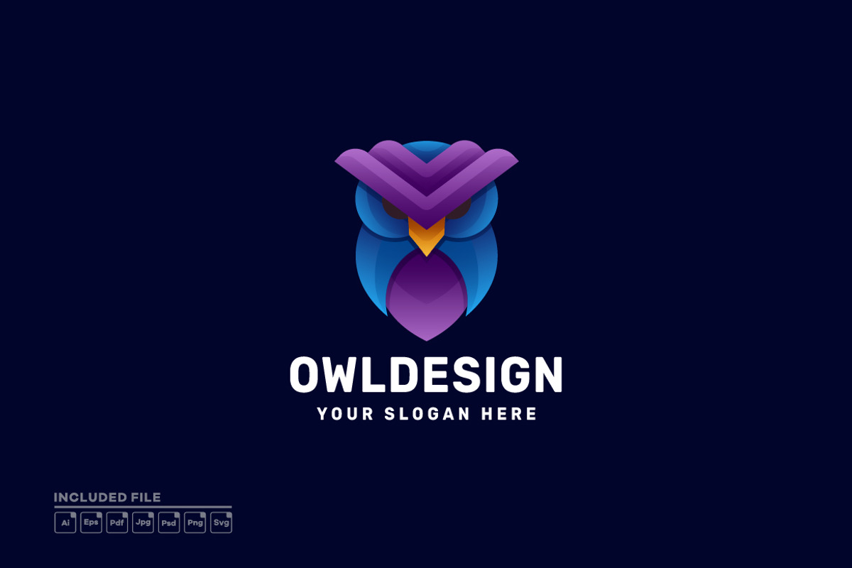 Abstract Colorful Owl Logo Design, a Branding & Logo Template by yuanesei