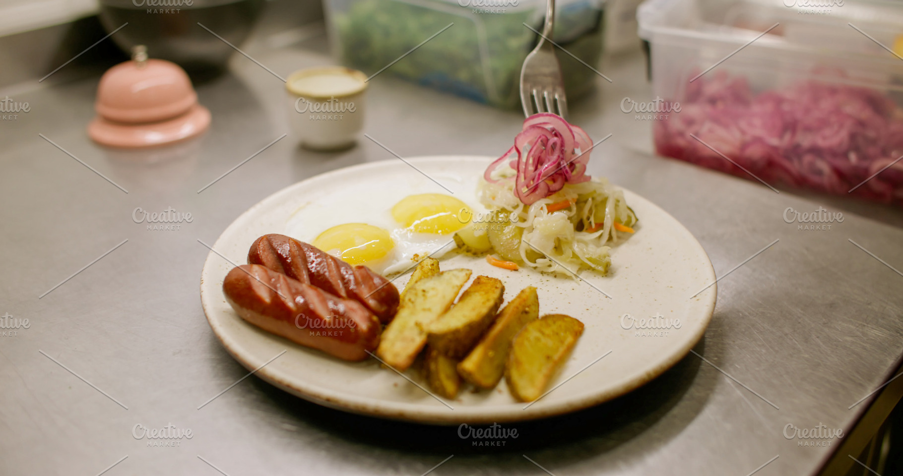 Dinner plating restaurant culinary served hot dish, a Food & Drink Photo by Photo Drive Studio