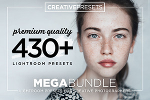 430+ LIGHTROOM PRESETS BUNDLE, an Action Add-On by CreativePresets.com