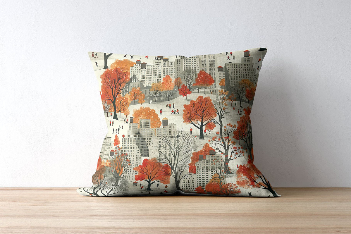 8 Central Park in Autumn Patterns, a Pattern Graphic by Inknfolly (Photo 5 of 5)