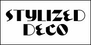 Stylized Deco JNL, a Sans Serif Font by Jeff Levine Fonts (Thumbnail 2 of 5)