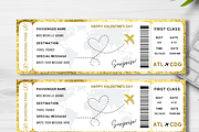 Boarding Pass for Valentine's Day, a Card Template by YasdeyDesigns (Thumbnail 9 of 9)