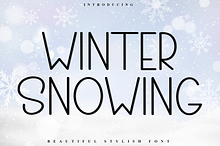 Winter Snowing