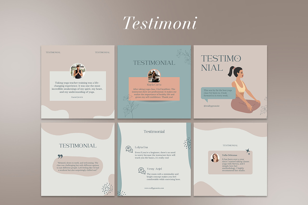 Yoga Instagram | CANVA Template, a Social Media Template by Azruca (Photo 10 of 17)