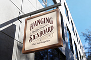 Hanging Signboard Mockup, an Advertising Mockup by Pitchlook.Studio (Thumbnail 2 of 4)