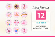 Nail Tech Icons Instagram Highlight, a Social Media Template by Snapybiz (Thumbnail 7 of 8)