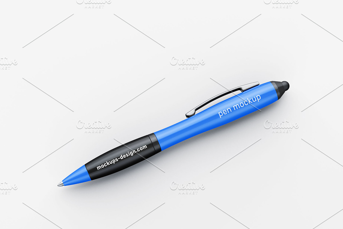 pen mockup with High PSD file, a Pens & Pencil Mockup by MOCKUPSDESIGN (Photo 1 of 3)
