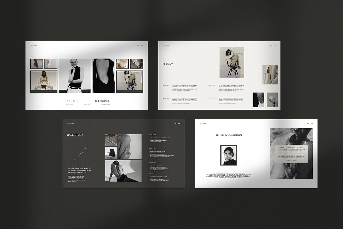 OXO | Service Guide Template, a Presentation Template by Graphpexel (Photo 7 of 8)