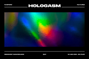 Hologasm - Iridescent Backgrounds, a Background Graphic by FLYERWRK (Thumbnail 3 of 8)