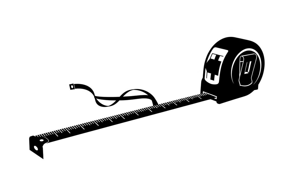 Tape Measure Tool Silhouette Bundle, a Graphic by Designer_Momina (Photo 10 of 10)