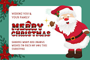 Fox Santa Color Font, a Symbol Font by Fox7 By Rattana (Thumbnail 2 of 9)