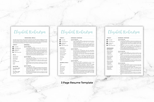 Resume Template - Elizabeth