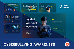 Cyberbullying Awareness PowerPoint, a Presentation Template by Antstheme