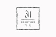 Pencil Brushes for Ai & Ps, a Brush Add-On by P.F. Creative Lab (Thumbnail 2 of 5)