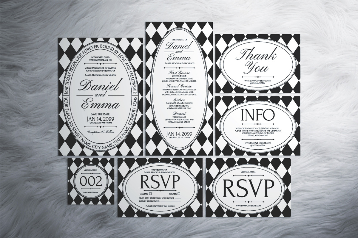 Vintage Wedding Invitation Suite, an Invitation Template by The Good Store (Photo 1 of 4)