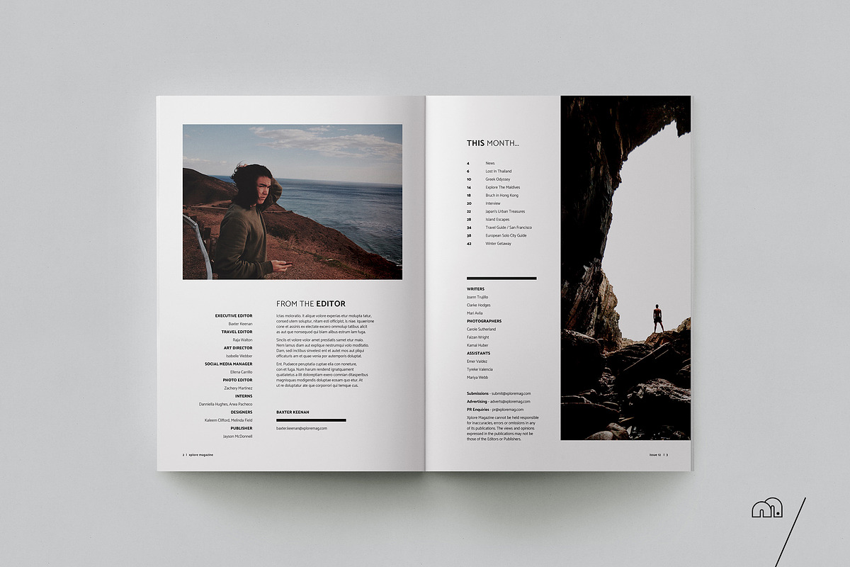 Xplore Magazine, a Magazine Template by bilmaw creative (Photo 2 of 18)