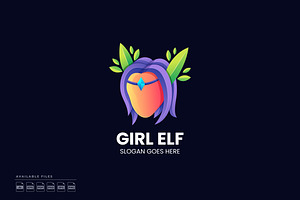 Elf Gradient Colorful Logo, a Branding & Logo Template by Zeer Graphic