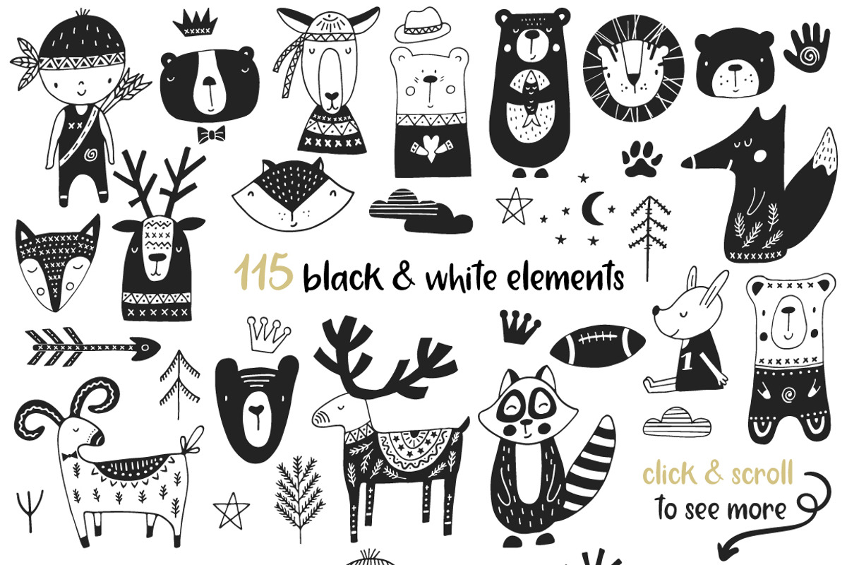 Scandinavian for BOY, an Animal Illustration by Oksana Stepova (Photo 2 of 16)