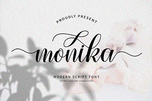 Monika Calligraphy Font